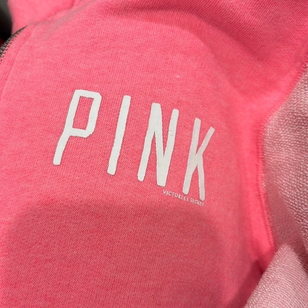 Pink Quarter-Zip Pullover